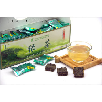 125g Chinese slimming pure green tea blocks